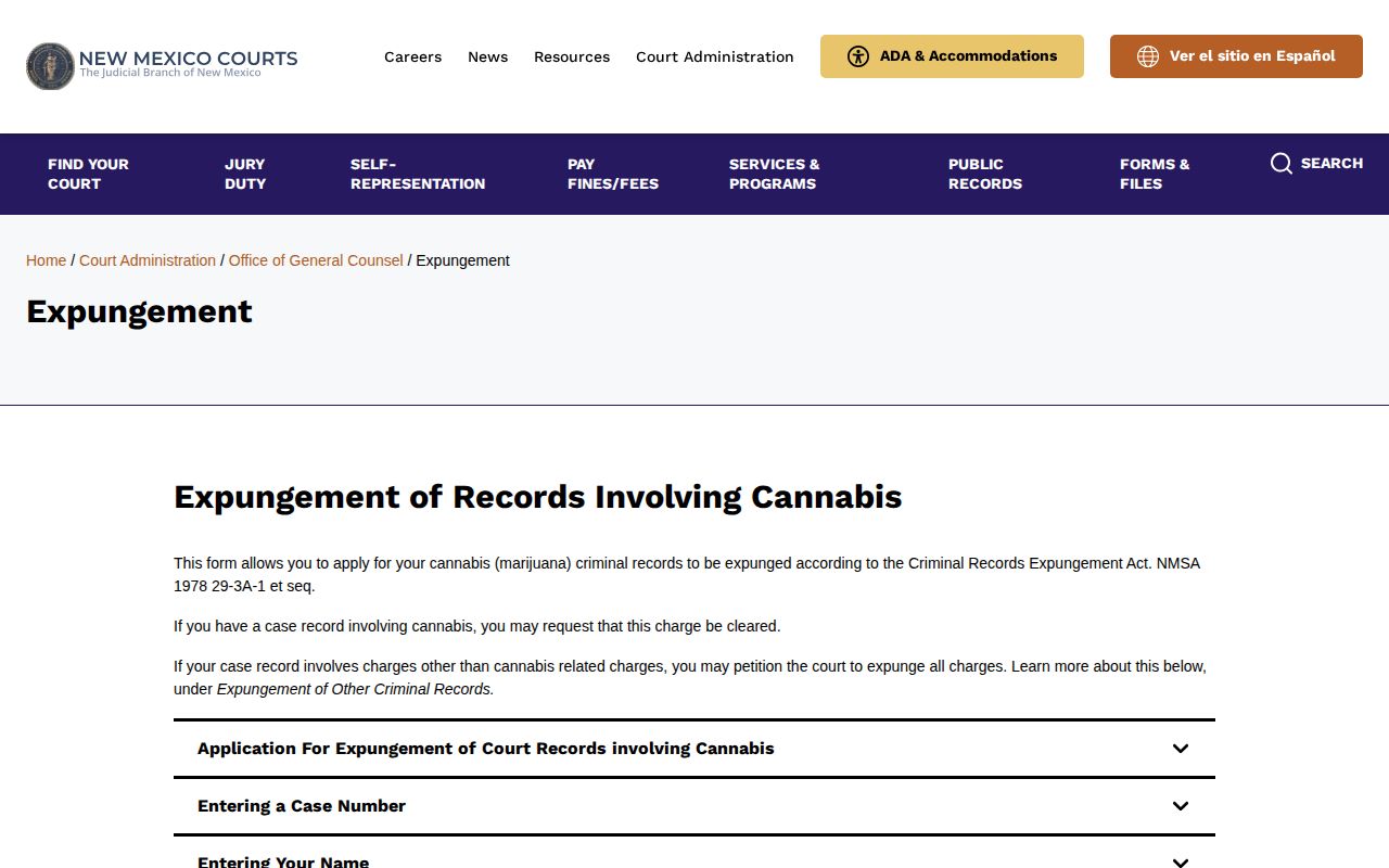 New Mexico expungement forms affecting Valencia County released inmate mugshots